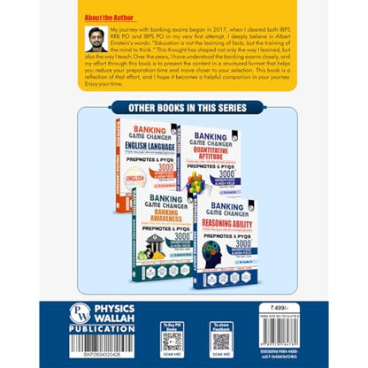 PW Banking Game Changer Reasoning Ability Prepnotes & 3000+ PYQs By Sachin Sir For 2026-27 Exams | Chapterwise Theory with 15 Online CBT Tests | IBPS PO & Clerk, SBI PO & Clerk, RRB PO & Clerk Exams