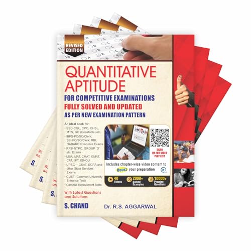 Quantitative Aptitude Book (New Edition 2026 - 2027): For All Competitive Examinations for Banking, SSC Exams CGL/CHSL/MTS/GD, RRB Railway, Police/SI, UPSC, CAT/MAT, IBPS SBI Bank PO/Clerk, CLAT Exam