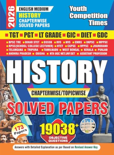 TGT PGT LT Grade History Chapterwise Solved Papers 2026 English Medium
