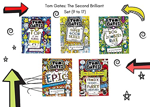Tom Gates: The Second Brilliant Set (9 to 17) book cover