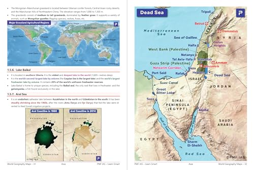 PMF IAS World Geography Through Maps for UPSC, State PCS and Other Competitive Exams