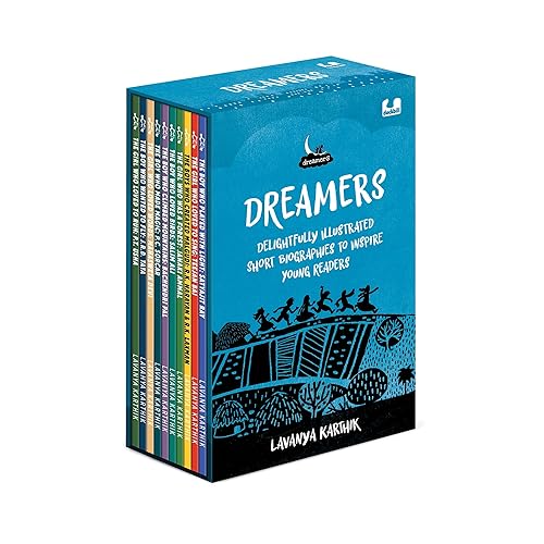 Dreamers: Delightfully illustrated short biographies to inspire young readers (Box Set) book cover
