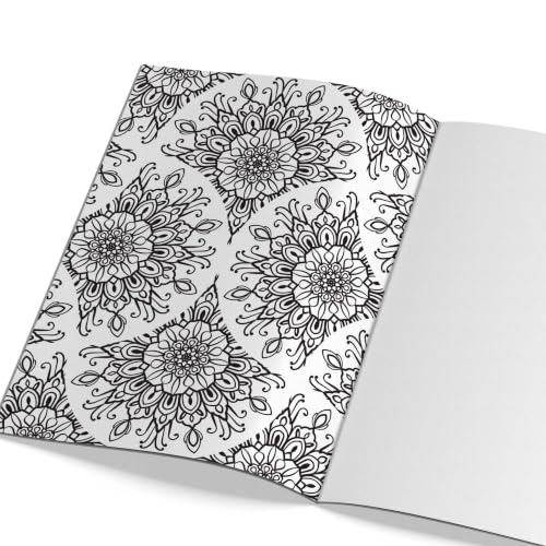 Adult Colouring Book - Mandala Colour Therapy - Colouring Activity Books for Adults - Creative Colouring Book to Reduce Stress