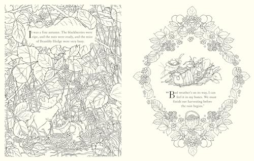 Brambly Hedge: Festive Colouring Book: A magically festive colouring book for children and adults alike packed with classic illustrations for all