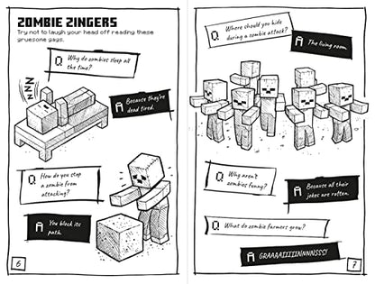 Minecraft Joke Book: An official illustrated Minecraft children’s joke book – perfect for funny kids who are into video games aged 7, 8, 9, 10 and 11!
