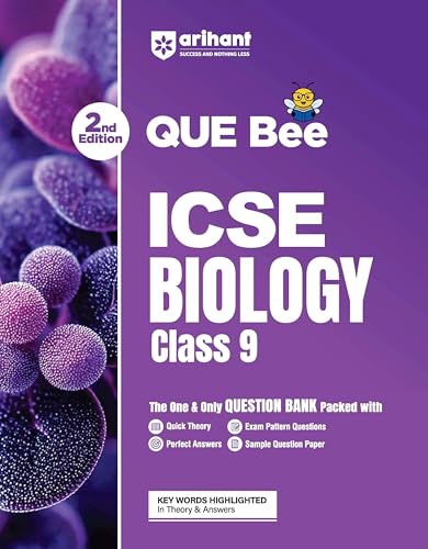 Arihant ICSE Biology Class 9 Exam 2026-27 | Quick Theory, Exam Pattern Questions & Sample Papers | As per Latest ICSE Syllabus | Que Bee 2nd Edition 2027