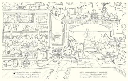 Brambly Hedge: Festive Colouring Book: A magically festive colouring book for children and adults alike packed with classic illustrations for all