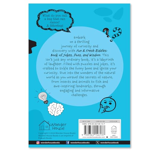 Fun and Fresh Riddles Book of Jokes, Puns, and Wisdom