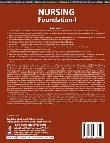 Nursing Foundation-I, 2/E: Fundamentals of Nursing for GNM & BSc Nursing 1st Year Students | As per Revised INC Syllabus | Communication, Documentation, Vital Signs, Mobility & First Aid