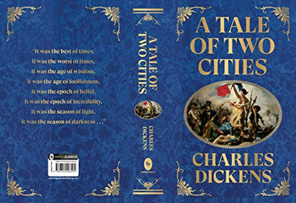 A Tale of Two Cities by Charles Dickens (Deluxe Hardbound Edition) – Classic Historical Literature| French Revolution| Explores Themes of Redemption and Oppression