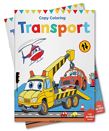 Little Artist Series Transport: Copy Colour Books book cover