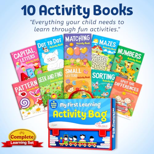 My First Learning Activity Bag - Set of 10 Exciting Activity Books