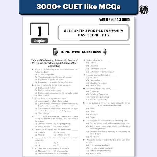 PW CUET (UG) Accountancy, Business Studies & Economics Combo Set of 3 Books Chapterwise & Topicwise Question Bank For 2026 Exam | Theory, Exercise, PYQ (2025-2022) & Mock Tests