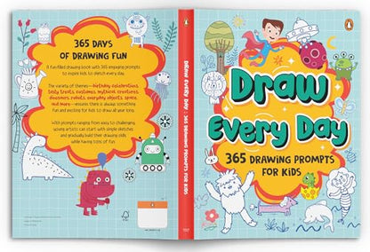 Draw Everyday: Book of Daily Doodles for Kids