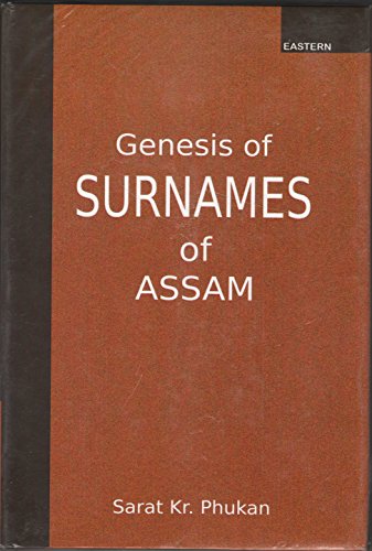 Genesis of Surnames of Assam book cover