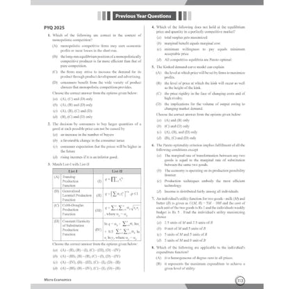 PW CUET PG Economics Concept Theory and 6 Years PYQ Book (2026-2021) | Ideal for JMI, BHU, DU, & Other Central & Universities