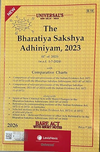 Universal Bhartiya Sakshya Adhiniyam BSA 2026 Bare act latest edition