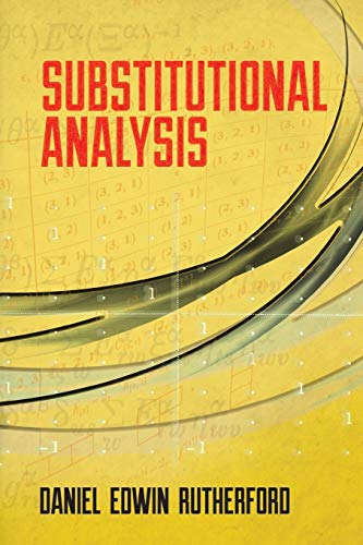 Substitutional Analysis book cover