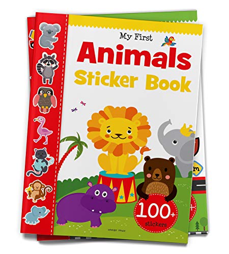 My First Animal Sticker Book: Exciting Sticker Book With 100 Stickers book cover
