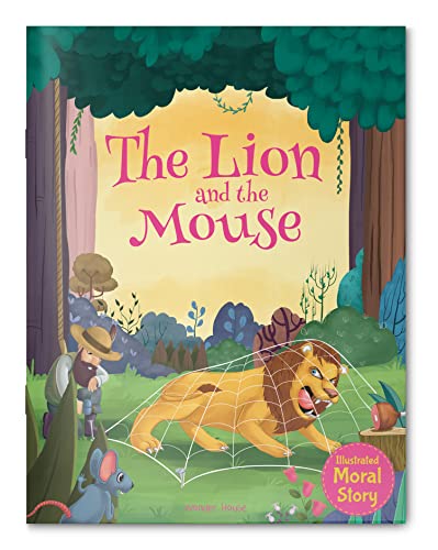 The Lion and the Mouse Illustrated Moral Story book cover