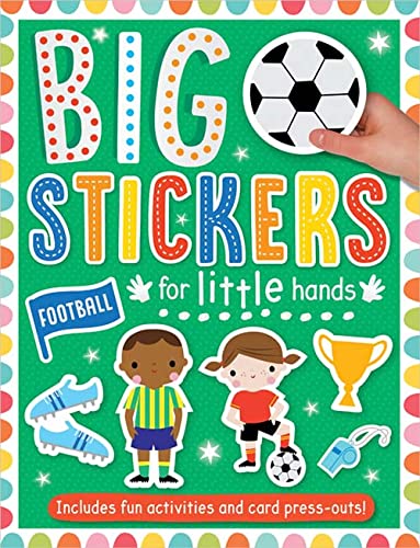 Big Stickers For Little Hands: Football book cover