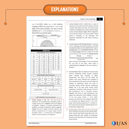 IIT JAM Geology PYQ Book 2027 | Previous Year Solved Papers 11 Years' (2015 to 2026) with Detailed Solutions | Best Seller PYQ for IIT JAM, CUET PG and GATE Geplogy Exams in India | IFAS Publications