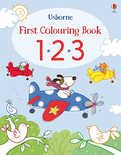 FIRST COLOURING BOOK 123 book cover