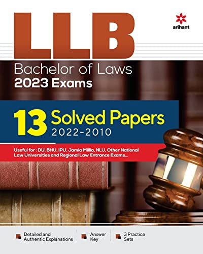 LLB Bachelor of Laws 12 Solved Papers (2023-2010) For 2023 Exams book cover
