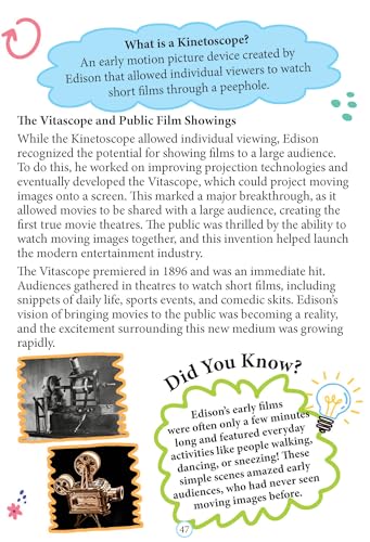 Thomas Edison Biography for Kids Age 6–12 Years – Inspiring Illustrated Biography Book from Icons of Inspiration Series | Discover Invention, Curiosity & Innovation