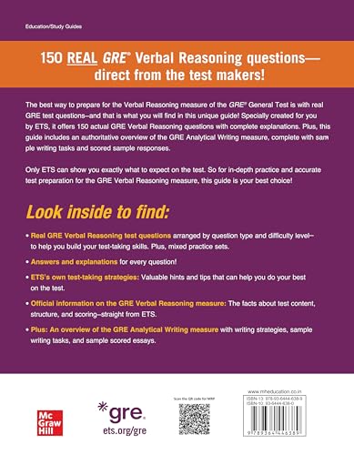 OFFICIAL GRE VERBAL REASONING PRACTICE QUESTIONS VOL 1