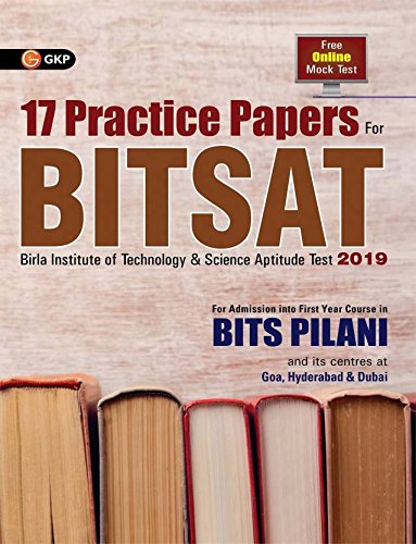 BITSAT 17 Practice Papers book cover