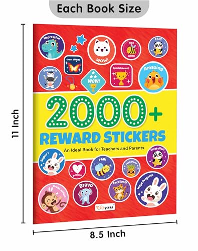 "2000+ Reward Stickers: A Fun Sticker Book for Teachers and Parents - Encouraging and Celebrating Kids' Achievements with Over 2000 Stickers [Paperback]"