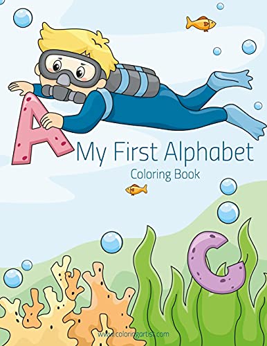 My First Alphabet Coloring Book 1 book cover