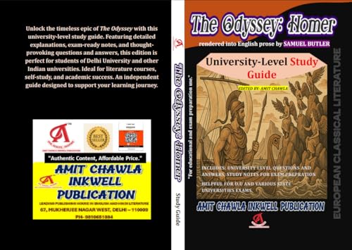EUROPEAN CLASSICAL LITERATURE BA ENGLISH HONS. 1ST YEAR SEMESTER 1 DELHI UNIV. | THE ODYSSEY BY HOMER | STUDY GUIDE BY AMIT CHAWLA