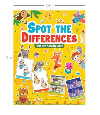 Spot The Difference | First Fun Activity Book For Kids | Boost Focus & Observation Skills | Ages 4–7 | Engaging Puzzle Fun