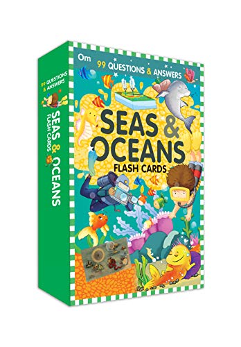 99 QUESTIONS AND ANSWERS SEAS AND OCEANS FLASH CARDS book cover