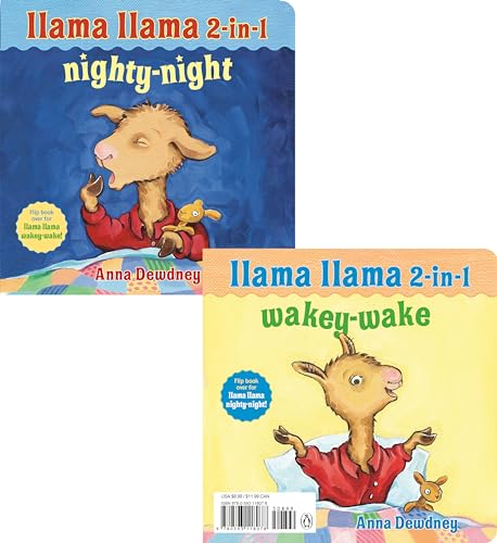 Llama Llama 2-in-1: Wakey-Wake/Nighty-Night book cover