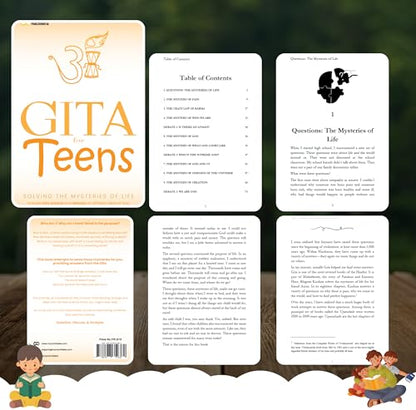 Gita for teens | Age 12 and above | Mysteries of Life | 17 chapters and answers to mysteries of life