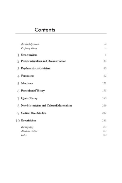 Contemporary Literary and Cultural Theory: From Structuralism to Ecocriticism