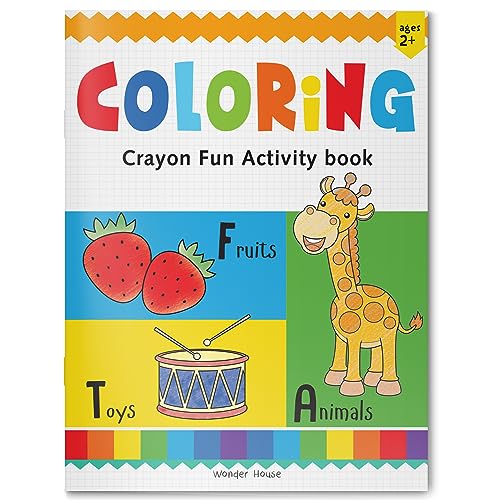 Preschool Activity Book: Coloring - Crayon Fun Activity Book For Kids book cover