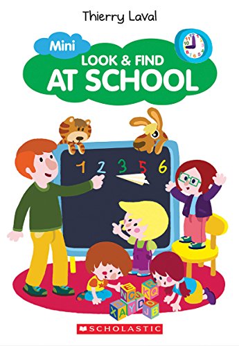 LOOK & FIND AT SCHOOL book cover