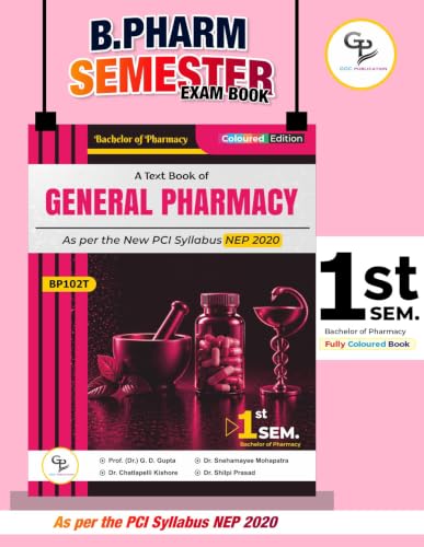B.PHARM 1ST SEMESTER EXAM BOOK FOR BACHELOR OF PHARMACY STUDENTS (General)
