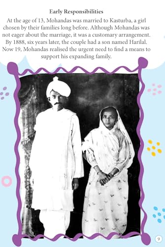 Mahatma Gandhi Biography for Kids Age 6–12 Years – Inspiring Illustrated Biography Book from Icons of Inspiration Series | Learn About Non-Violence, Truth & Courage