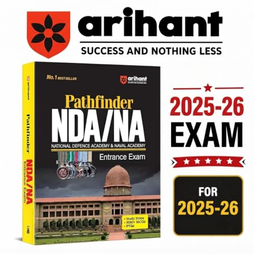 Arihant Pathfinder NDA/NA Entrance Exam Book 2026 | National Defence & Naval Academy | 8000+ MCQs, PYQs & Complete Study Notes | Latest Edition for NDA Written Exam Preparation | English Medium