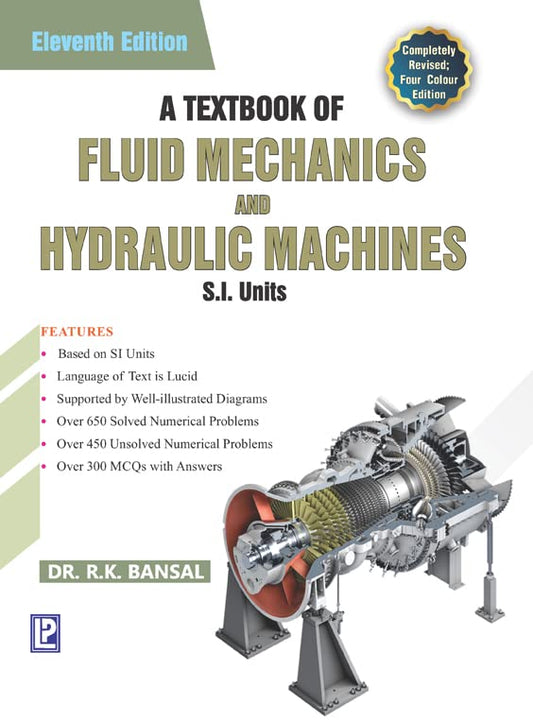 A TEXTBOOK OF FLUID MECHANICS AND HYDRAULIC MACHINES by R.K. Bansal (Author) book cover