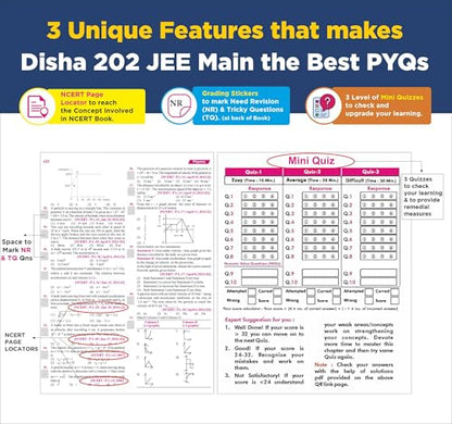 Disha Errorless 202 Chemistry Chapter-wise & Topic-wise 25 Year JEE Main Previous Year Solved Papers (2026 - 2002) 10th Edn |100% New Syllabus JEE MAINS PYQ Book with Detailed Solutions | For JEE 2027