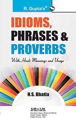 Idioms, Phrases & Proverbs with Hindi Meanings & Usage book cover
