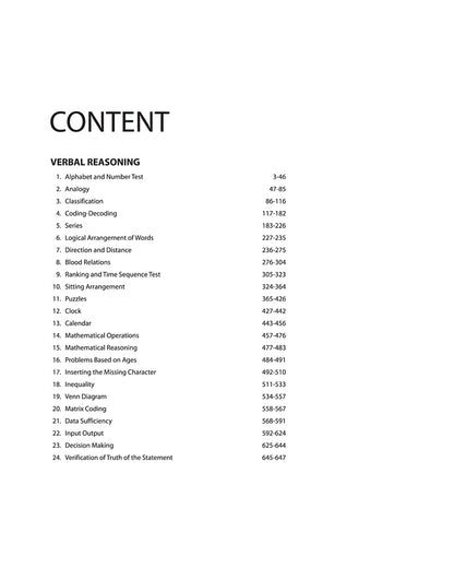 Arihant A New Approach to Reasoning (Verbal, Non-Verbal & Analytical) Exam 2025 | Revised Edition by BS Sijwali and Indu Sijwali | Complete Reasoning Book for SSC, Bank, UPSC, CAT, MAT, CMAT, CLAT, RRB & Other Competitive Exams | English Medium