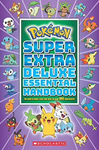 POKEMON SUPER EXTRA DELUXE ESSENTIAL HANDBOOK book cover