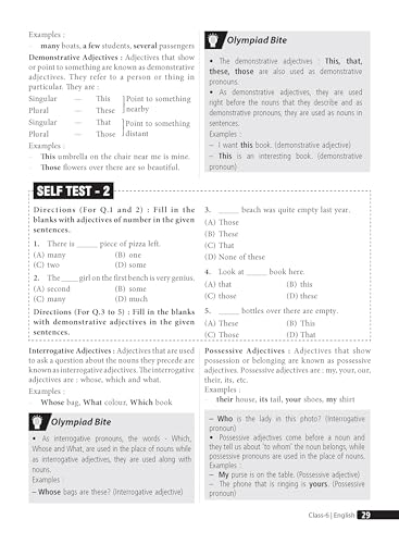 MTG English (IEO) Olympiad Prep Guide Class 6 | Detailed Theory, Exercise with Self Test For Practice | SOF Olympiad Books For Exam 2026-27 (Useful For Level-1 & 2)